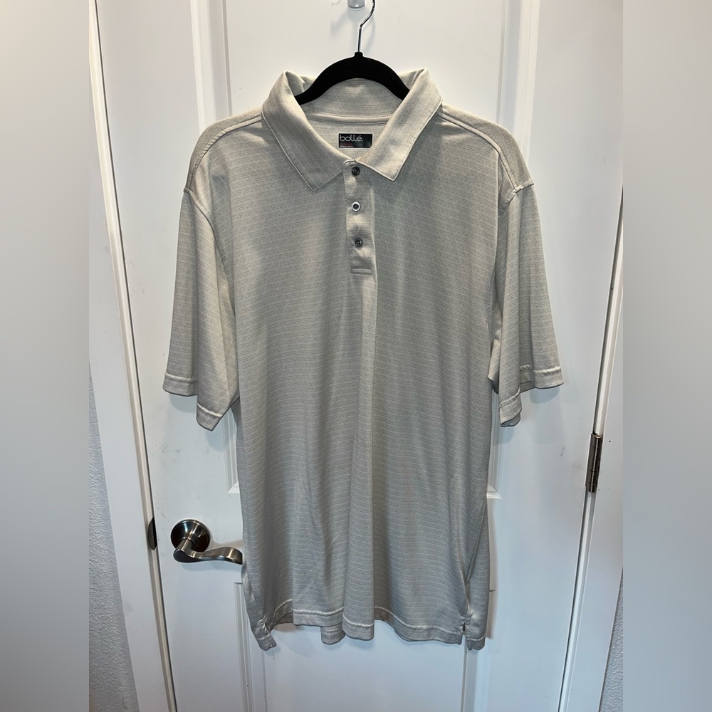 Bolle Grey Patterned Collared Shirt